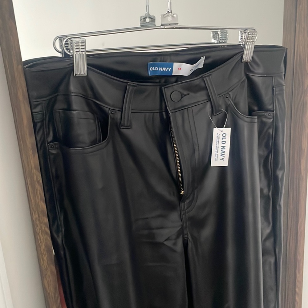 Old Navy NWT leather pants